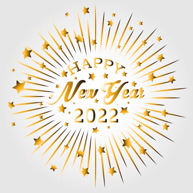 Szczęśliwego Nowego Roku 2021 Złote Logo Wektor Ilustracja Projektu