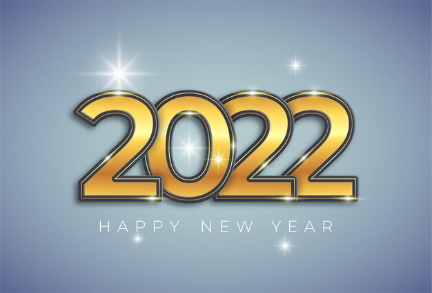 Szczęśliwego Nowego Roku 2022 W Tle