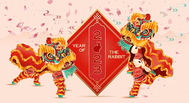Szczęśliwego Nowego Roku 2023, Chiński Nowy Rok, Rok Królika 2023