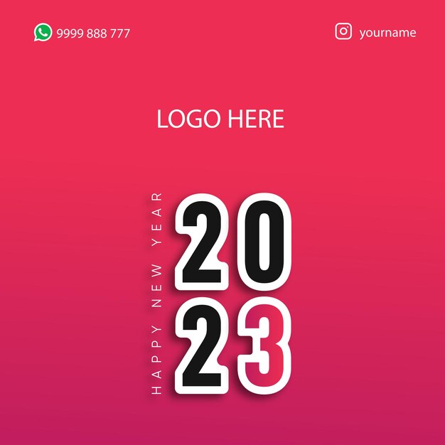 Szczęśliwego Nowego Roku 2023, plakat nowego roku, tło nowego roku 2023, projekt świątecznego szczęśliwego nowego roku