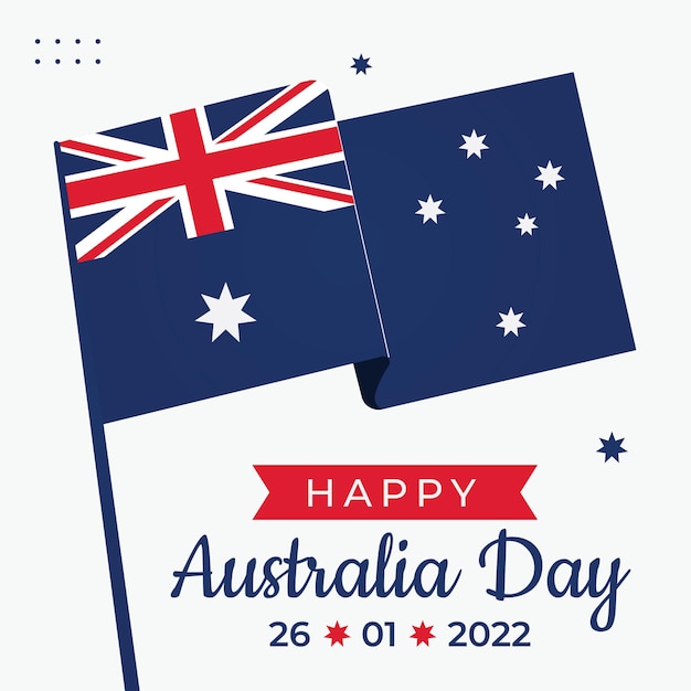 Szczęśliwy Dzień Australii Dzień Narodowy Australii