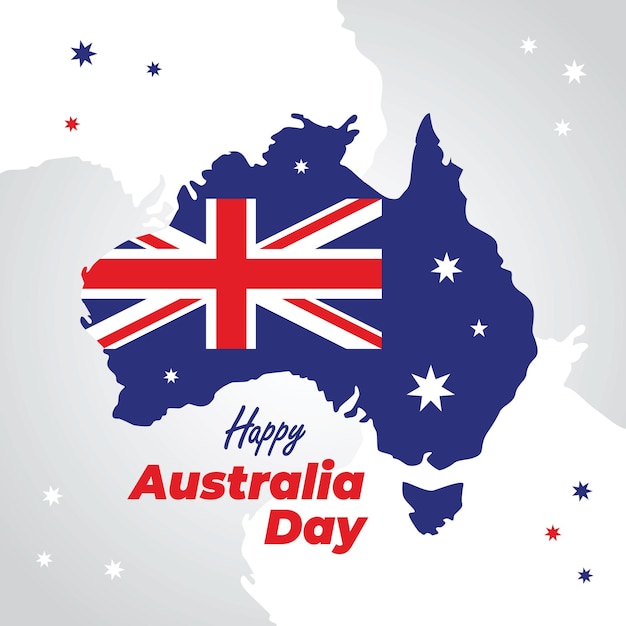 Szczęśliwy Dzień Australii Dzień Narodowy Australii