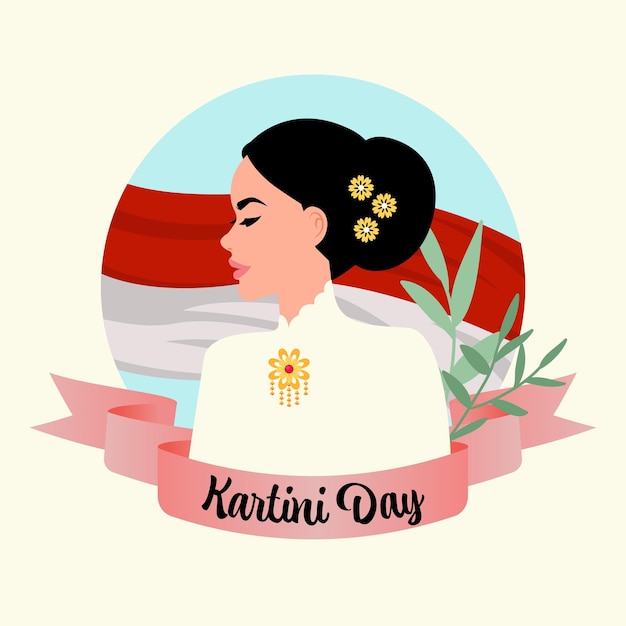 Szczęśliwy Dzień Kartini Figura Emancypacji Indonezyjskich Kobiet