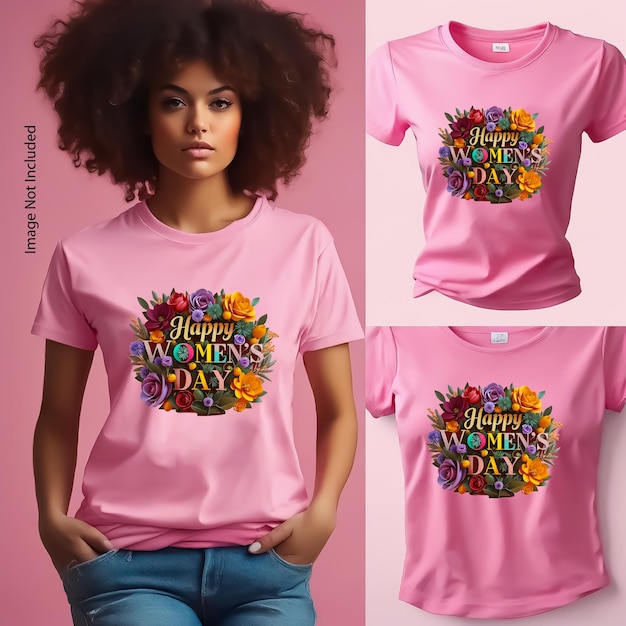 Plik wektorowy szczęśliwy dzień kobiet blossomsof empowerment projekt koszulki