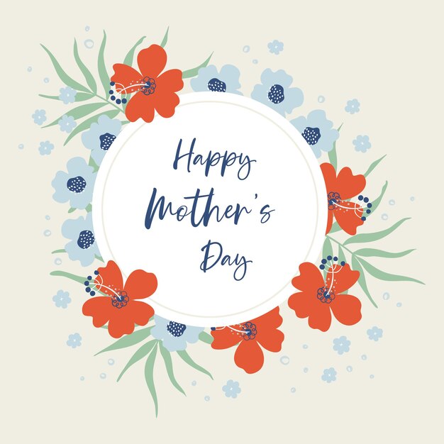 Szczęśliwy Dzień Matki święto Kartka Powitalna Lub Baner Ilustracja Wektorowa Dla Okładek Plakatów Etykiet