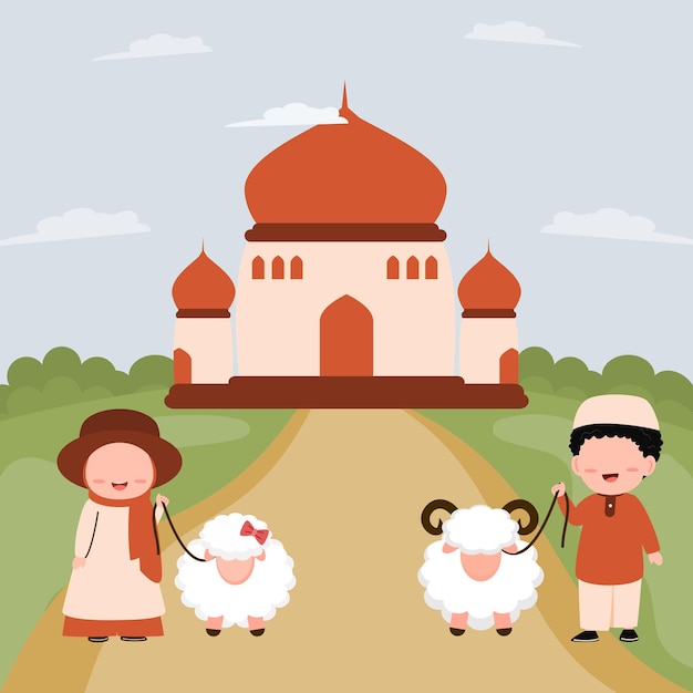 Plik wektorowy szczęśliwy eid al adha