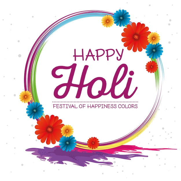 Szczęśliwy Festiwal Holi