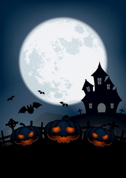 Szczęśliwy Halloween dnia tło