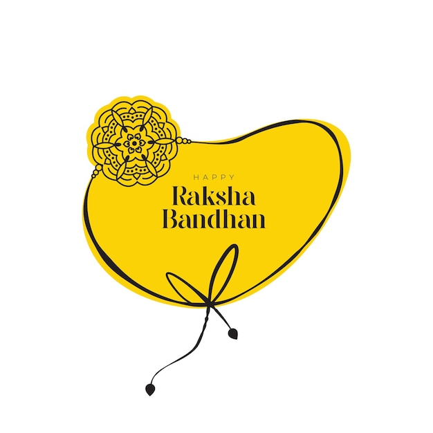 Szczęśliwy Raksha Bandhan Pozdrowienie Szablon Projektu Tła