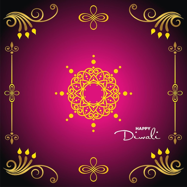 Szczęśliwy Tło Uroczystości Festiwalu Diwali