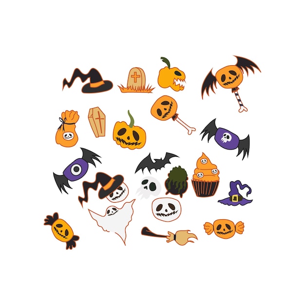Szczęśliwy zestaw halloween