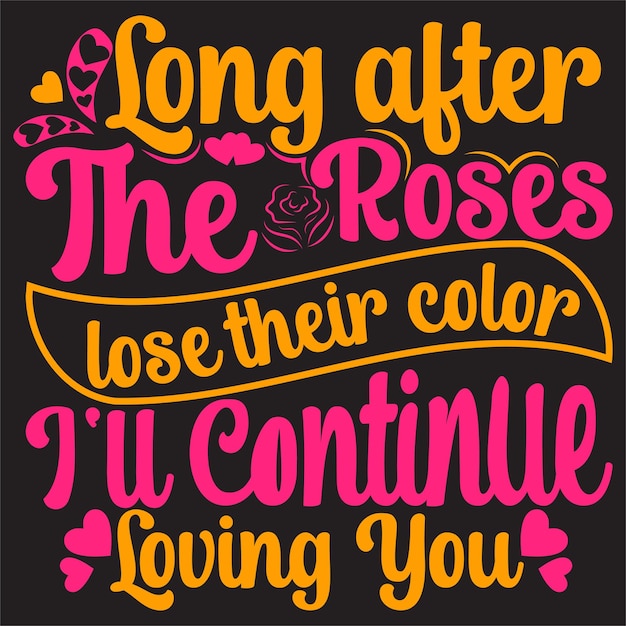 Szczęśliwych Walentynek Typografia Napis Romantyczny Napis Miłości Tshirt