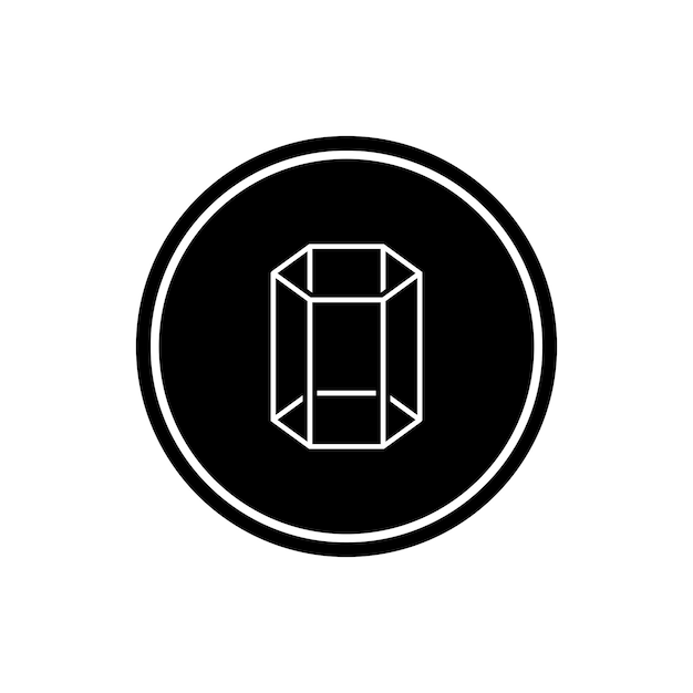 Sześciokąt 3d Ikona Wektor Szablon Ilustracja Projekt Logo