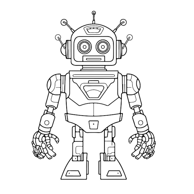 Szkic Ręcznie rysowane pojedynczej linii sztuki kolorowanki dzień robota