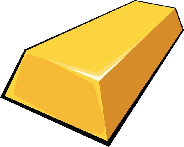 Plik wektorowy sztabka złota