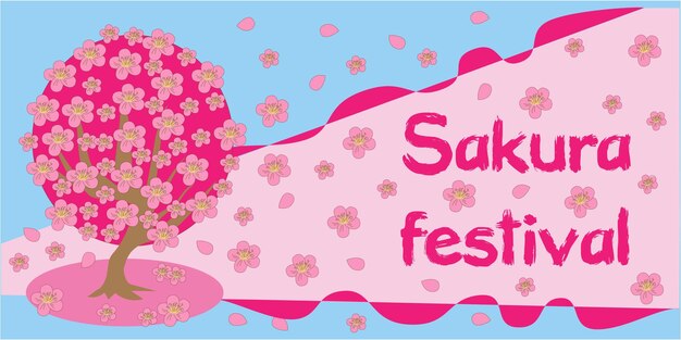 Sztandarowy festiwal sakura