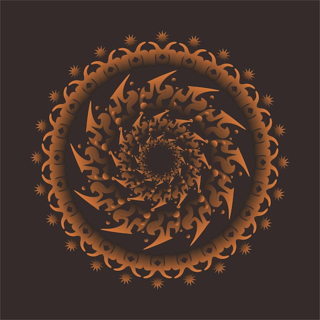 Sztuka Mandala Elementy Dekoracyjne Ręcznie Rysowane Tło Islam Arabski Indyjski Osmański Motywy