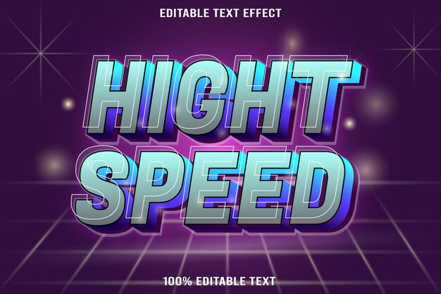 Szybki edytowalny efekt tekstu w stylu neonowym 3D