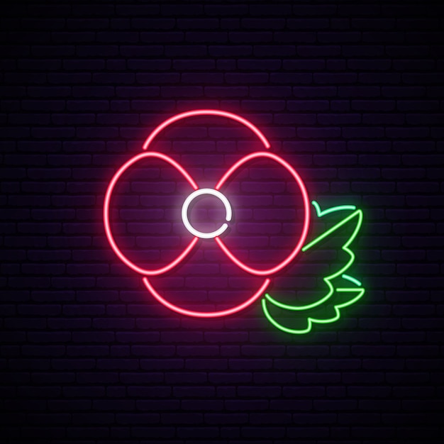 Szyld Neonowy Anzac Day.