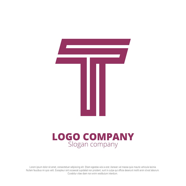 T logo eleganckie