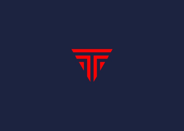 Plik wektorowy t logo ikon projektowania wektorowej wzoru inspiracji litery