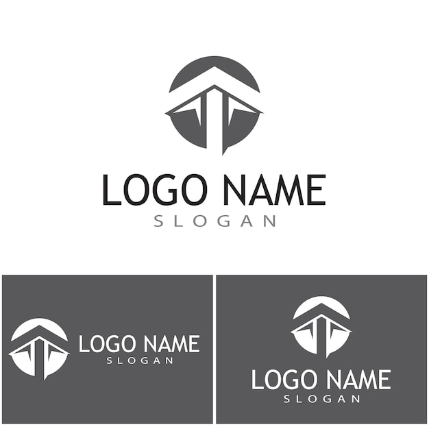 T Logo Szablon wektor symbol natury