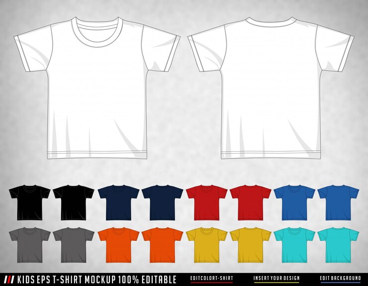 t shirt dziecięcy zestaw kolor