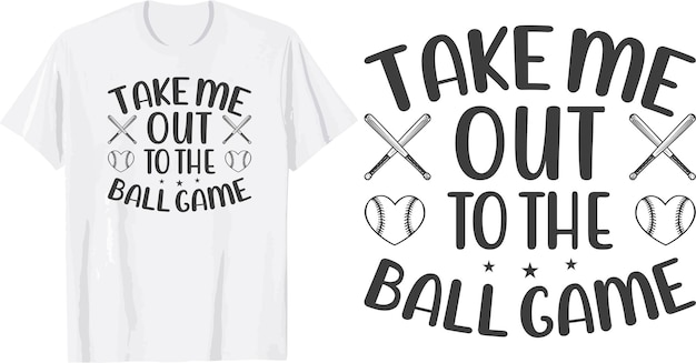 Take Me Out To The Ballgame Svg Projekt Koszulki