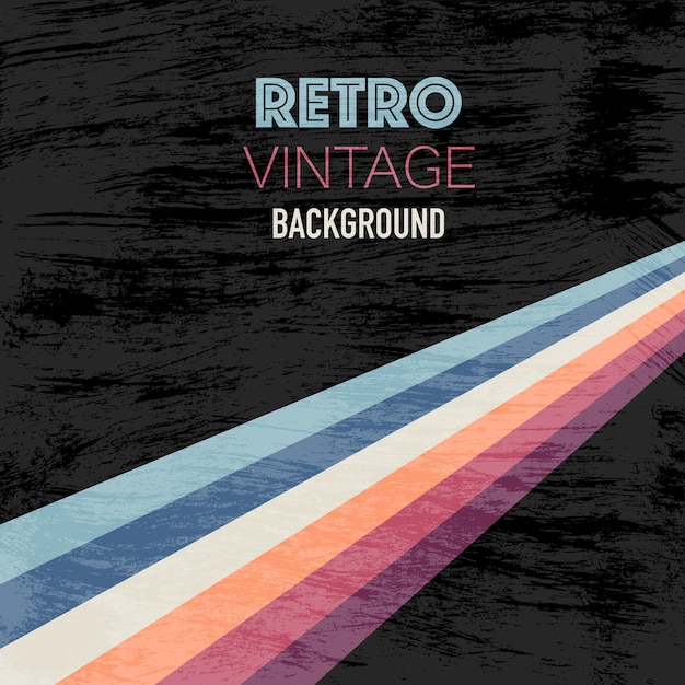Tapeta z liniami tła retro