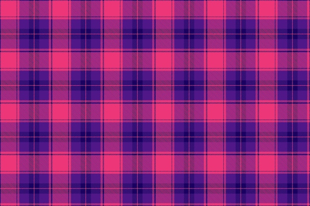 Tartan bez szwów Tło Plaid Tekstura Sprawdź tkanina Wzorzec tekstylny