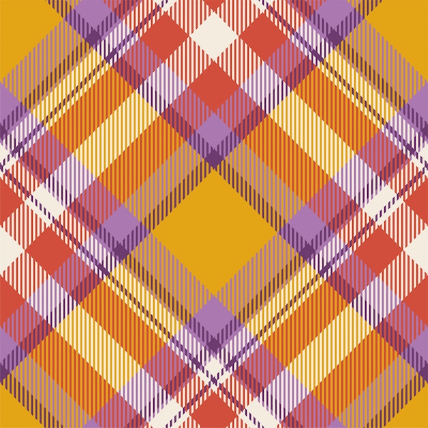 Tartan Szkocja Szkocka Krata Wzoru Bezszwowy Wektor. Tkanina Retro. Vintage Wyboru Koloru Kwadratowa Geometryczna Tekstura.