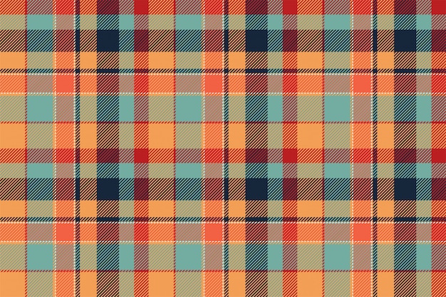 Tartan Szkocja Szkocka Krata Wzoru Bezszwowy Wektor. Tkanina Retro. Vintage Wyboru Koloru Kwadratowa Geometryczna Tekstura.