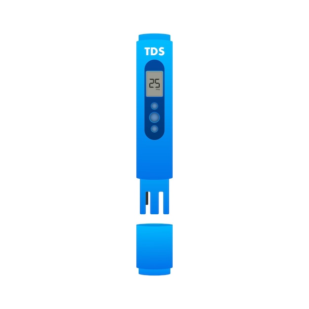 Plik wektorowy tds total dissolved solids testing your water vector ilustracja zapasów