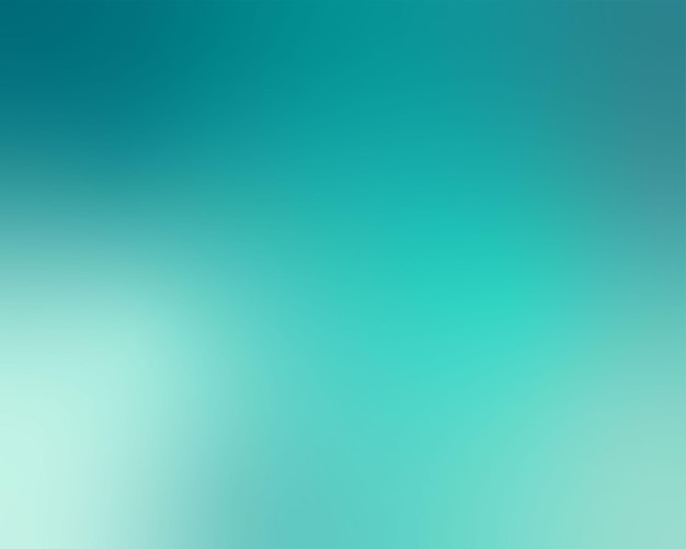 Teal Gradient Color Background EPS Wektorowy szablon Ocean Blue