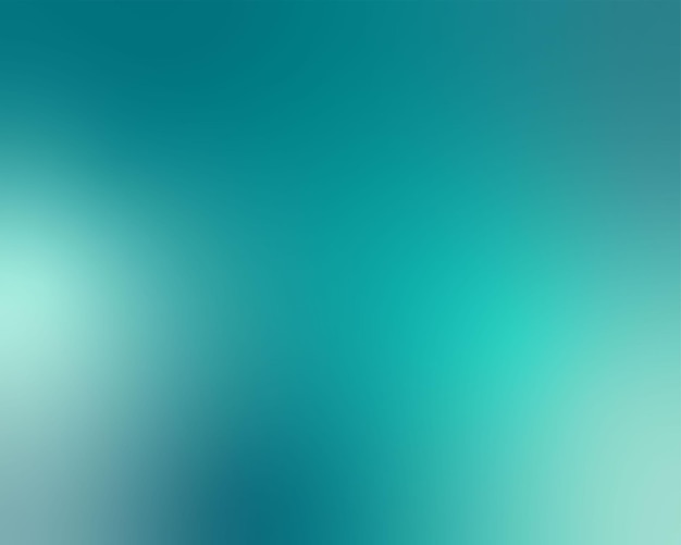 Teal Gradient Color Background EPS Wektorowy szablon Ocean Blue