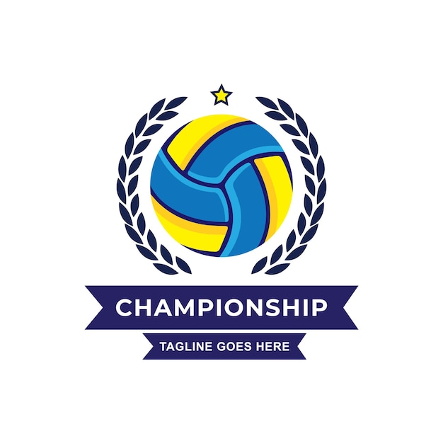 Team Club Academy Championship Logo Szablon Wektor
