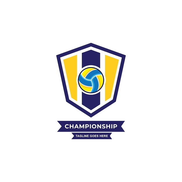 Team Club Academy Championship Logo Szablon Wektor