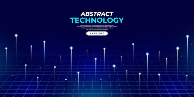 Technologia bule kolor tła koncepcja