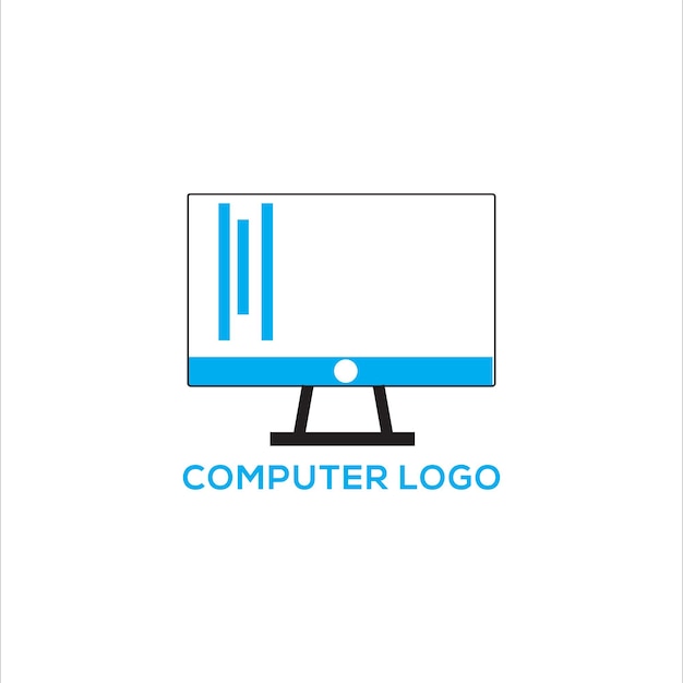 Technologia komputerowa Pixel Szablon logo projektuje komputer Szablon logo usługi projektuje komputer