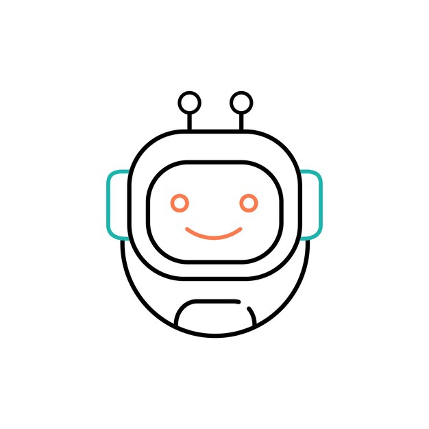Technologia robotowa Vector Illustrtaion Icon Design