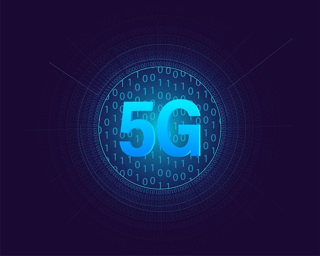 Technologia Sieciowa 5g Abstrakcyjna Ikona 3d Tło Wektor Sieć Domowa