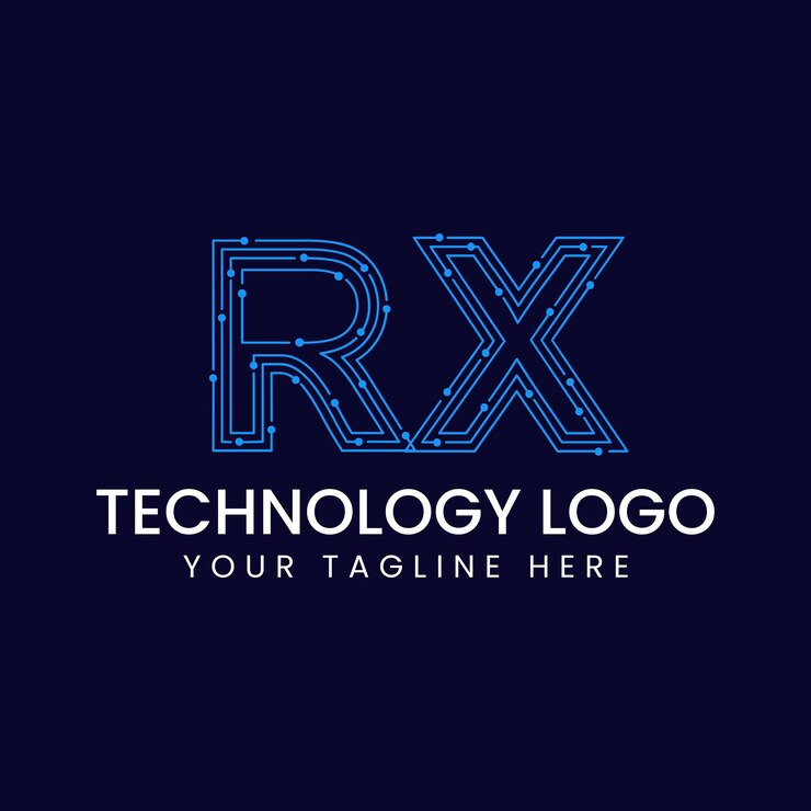 Wektor technology outline font letter z kropkami i liniami