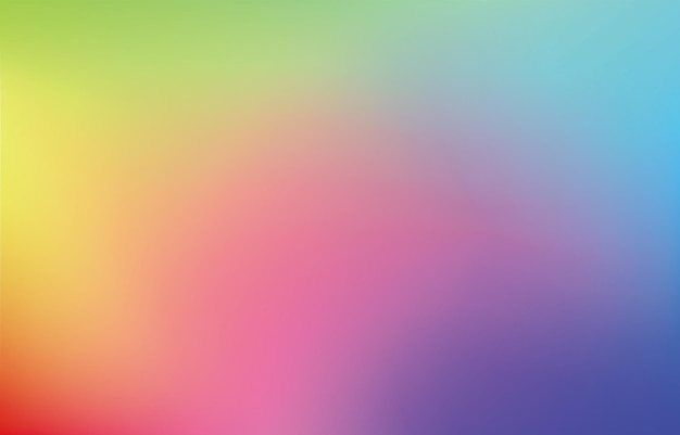 Tęczowy gradient z lekką smugą