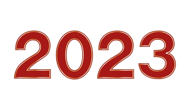 Tekst szczęśliwego nowego roku 2023 do projektowania banerów