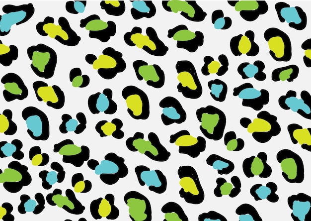 Plik wektorowy tekstura niebieski zielony gepard