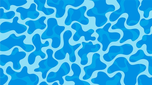 Tekstura powierzchni wody Niebieska woda w basenie Ilustracja wektorowa