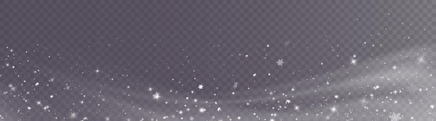 Tekstura wiatru mroźna zima. Wakacje wektor zamieć. Świąteczny efekt zimnej zamieci. Wektor PNG.