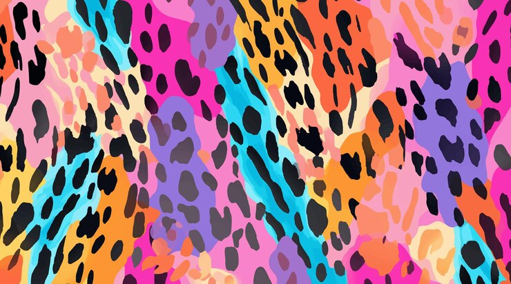 tekstura wzoru leoparda wektor leoparda kamuflażu tekstura futra leoparda lub abstrakcyjny wzór