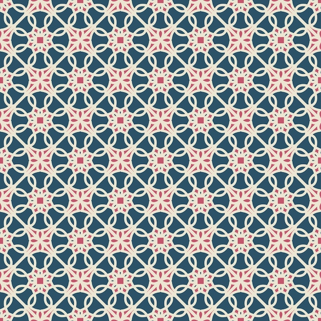 Tekstura Z Arabskim Ornamentem Geometrycznym Wektorowy Wzór Mozaiki