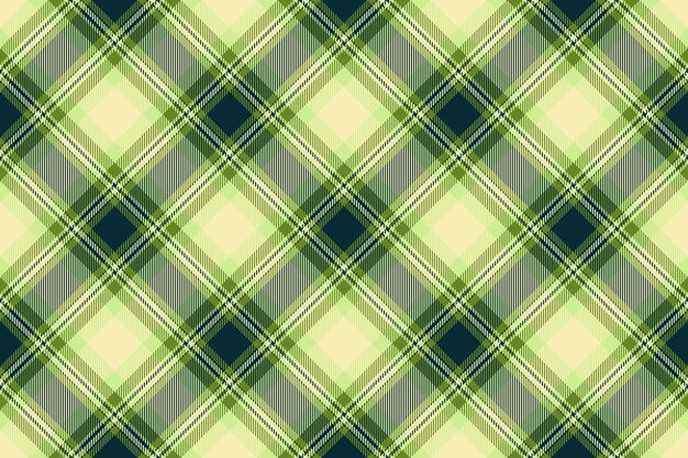 Tektura tła wektorowa sprawdza się za pomocą wzoru włókienniczego tartan bez szwu w zielonych i ciemnych kolorach